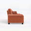 Canapé moderne plissé en chenille 3 places 94 pouces avec support à ressorts durable et coussins en mousse épais-1765742243