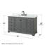 Ensemble de meuble-lavabo simple 60 po Deborah-23113266-80209408