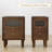 Modern Solid Wood End Table-1182410515