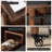 Mobile sideboard storage rack