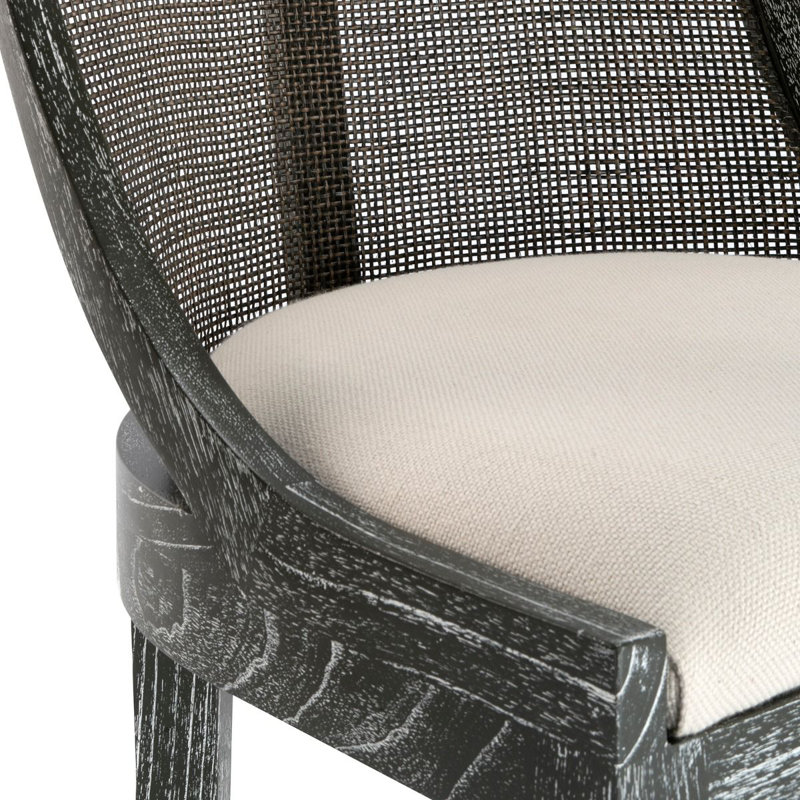 Monaco Upholstered Dining Chair, Gray