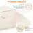 Large Canvas Storage Bags With Zipper And Handles For Clothes, Blankets, And Bedding, Breathable And Durable Cotton Linen Comforter Organizers
