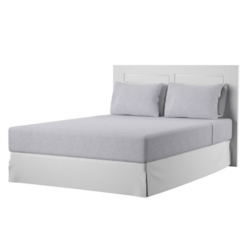 Aqua Dots Twin Cotton Flannel Sheet Set