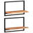 Alsburg Wall Shelves Floating Shelves Display Shelves Solid Acacia Wood-1854265303