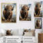 Bison Bold And Free - Animaux, art mural, salon-533841456-533841457