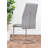 Tierra Sleek Metal and Glass 4 Seat Round Dining Table Set with 4 Luxury Faux Leather Dining Chairs-982537588