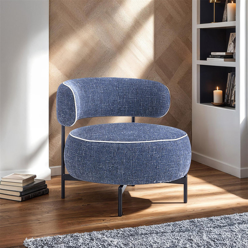 Chaise pivotante, Bleu très foncé