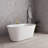 54" Streamline Soaking Freestanding Tub With Internal Drain-108964844
