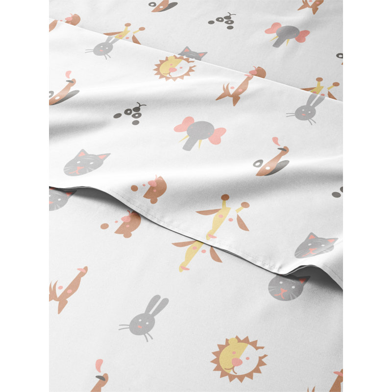 Kids Sheet Set, Soft Microfiber Bedding, Cozy & Breathable, Wrinkle Free Easy Care Bed Sheets, Twin Sheet Set + 1 Pillowcase