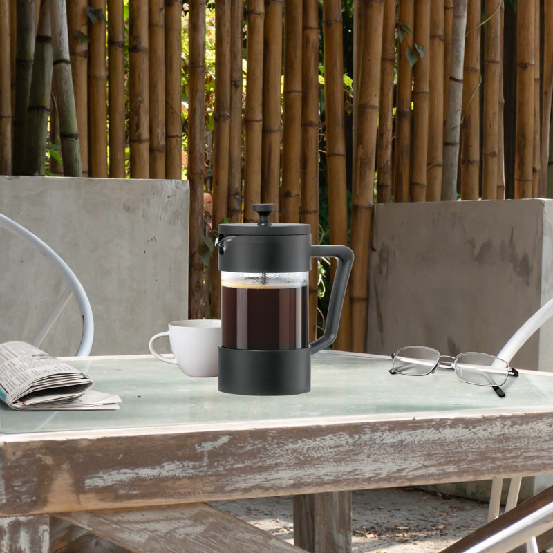 Cafetière Borosilicate, 5 tasses , Noir