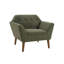 Fauteuil rembourré Maxton Merrylite de 94 cm de large avec dossier capitonné, vert-882009080