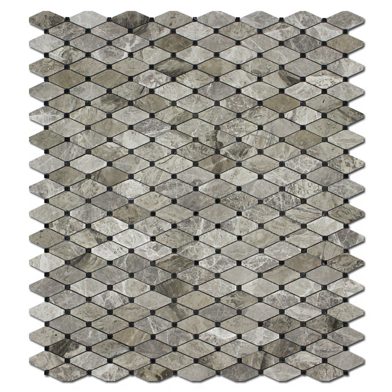 Diamant clipsé poli, Grigio Fantasia