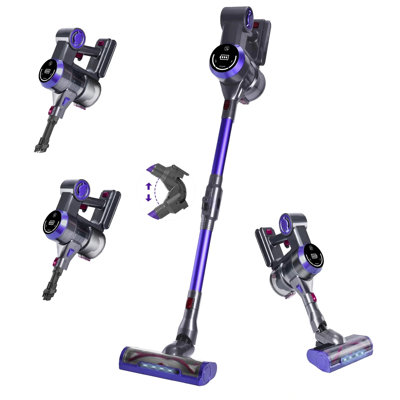 Cordless Vacuum Cleaner, 25kpa Super Suction 280w High-speed Brushless Motor Cordless Stick Vacuum, Detachable Battery Up To 50min Runtime Vacuum Clea -  Nicebay, T1683906631