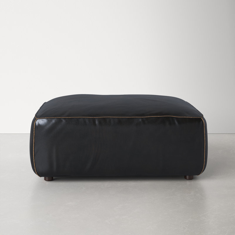 Ritchie Upholstered Standard, Black Genuine Leather