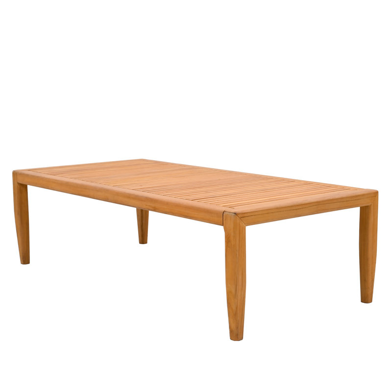 Soma Outdoor Rectangular Teak Coffee Table