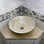 Anjolie 550 mm Freestanding Single Vanity with Vessel Stone Basin