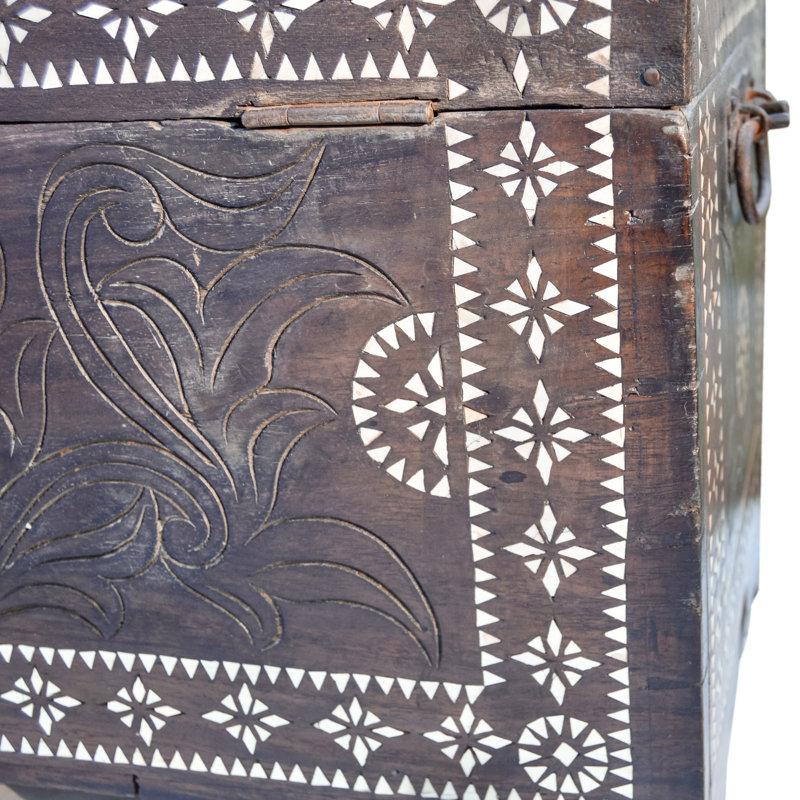Late 19th Century Moorish-patterned Mother-of-pearl Chest