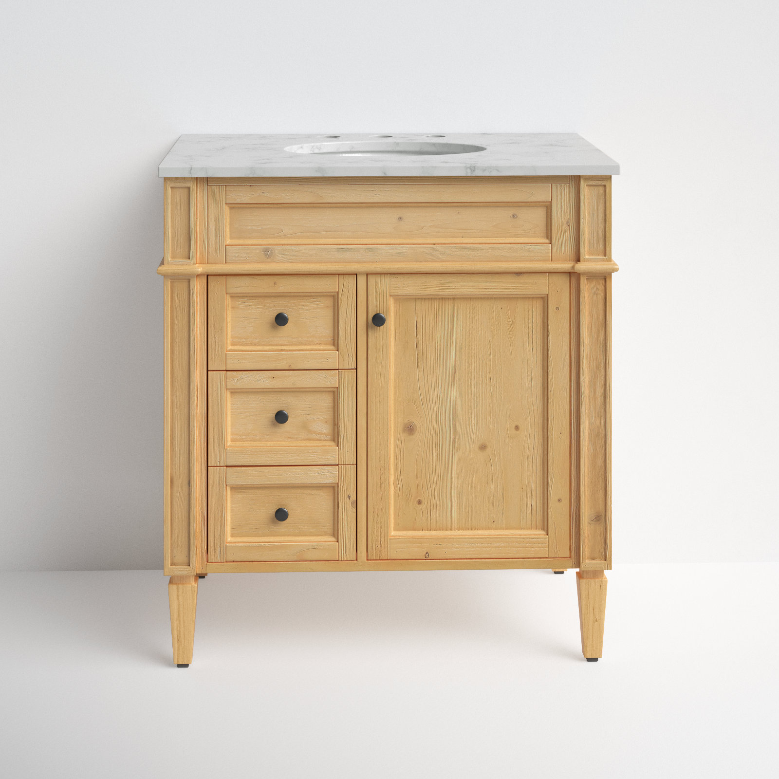 Rivers 32'' Single Bathroom Vanity, Natural