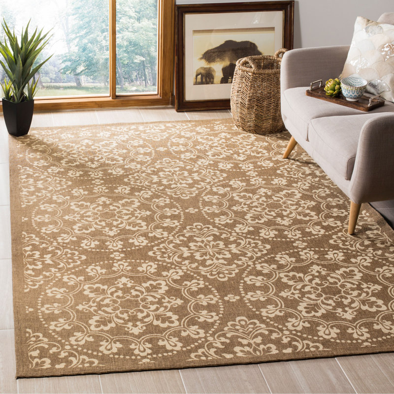 Tapis en jute tissé à la main Charing Cross Cedar Brook, Rectangle 4 pi x 6 pi