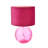 Mitzi Contemporary Ribbed Glass Table Lamp with Velvet Fabric Shade-409091