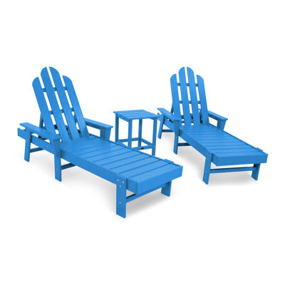 POLYWOOD Long Island Chaise 3-Piece Set