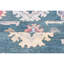 Geometric Area Rug in Blue/Beige