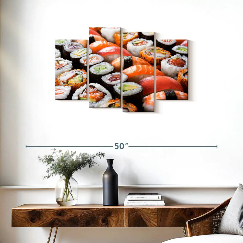 Ensemble à sushi Yarlin, H 22 po x l 36 po