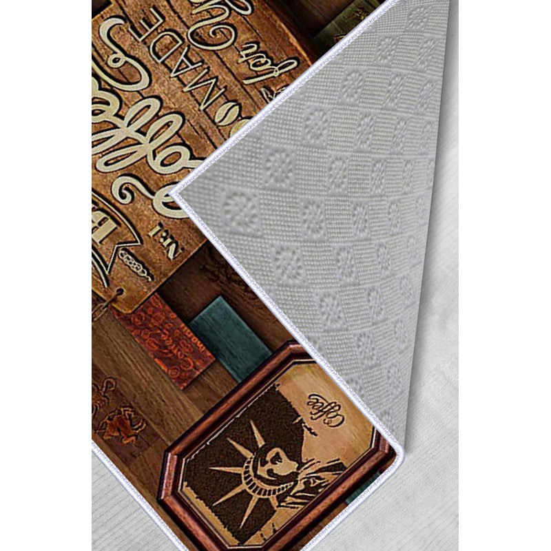 Premium Woven Carpet Area Rug, 5.9 x 9.2 ft, 100% Polyester, 650 g/m² | Antibacterial, Non-Slip Underside, 3D Digital Printing | Machine Washable, Soft Pile Height: 0.3 in | Perfect for Living Room & Bedroom Decor