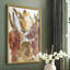 Cropped Floral Arrangement I Framed Print - Solid Wood-800981285
