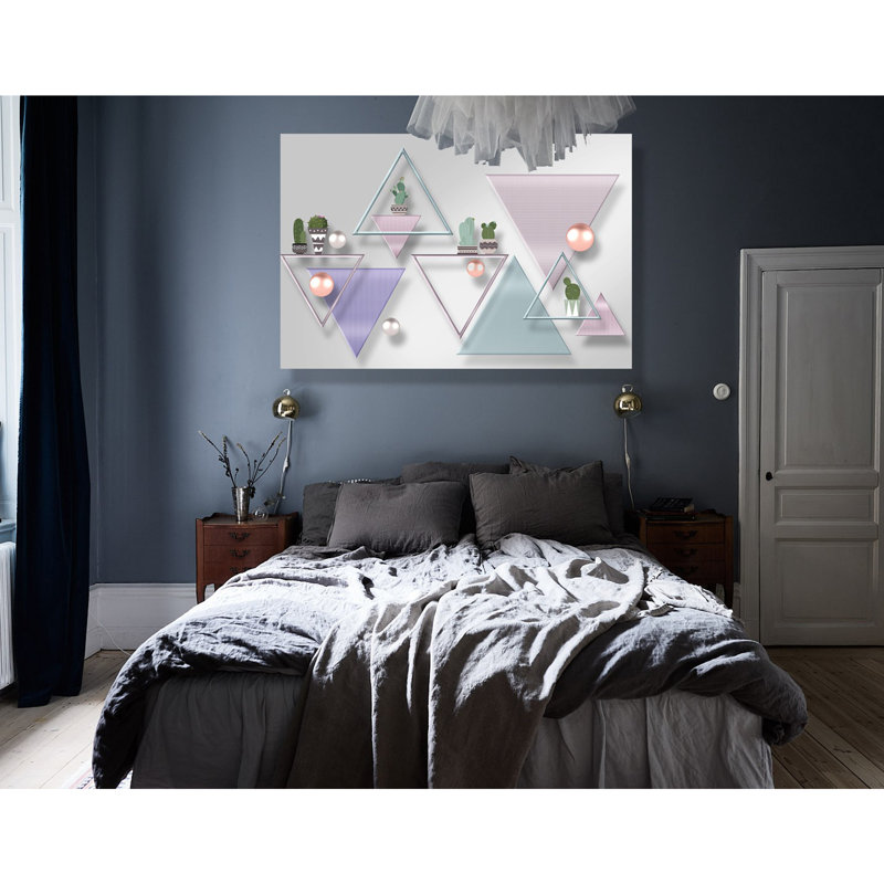 Impression sur toile tendue, H 32 po x l 48 po x P 1,5 po