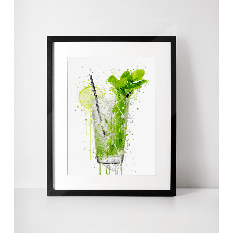 Mojito Cocktail - Single Picture Frame Print
