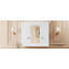 Armoire de salle de bain avec miroir, armoire à pharmacie murale avec 4 tablettes, armoire de rangement avec miroir