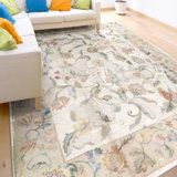 Wool Floral Area Rug