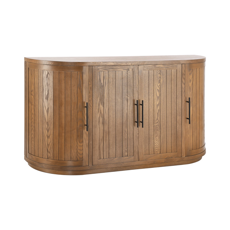 Buffet 4 portes Nora, Naturel