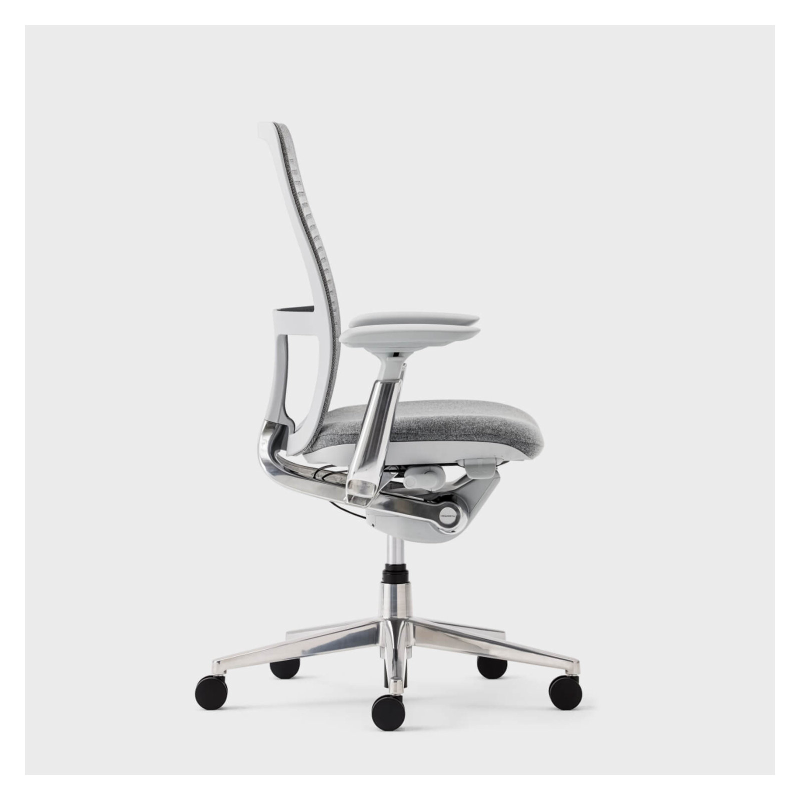 Haworth Zody Digital Knit Office Chair - Standard Posture with Lumbar Support, Iron