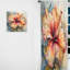 Rideau occultant floral orange orange Hibiscus Euphoria II - 1 panneau-112761679
