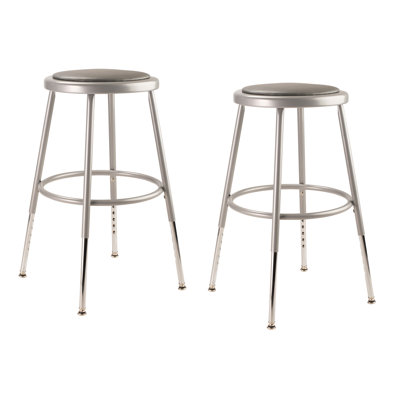 Height Adjustable Lab Stool by National Public Seating