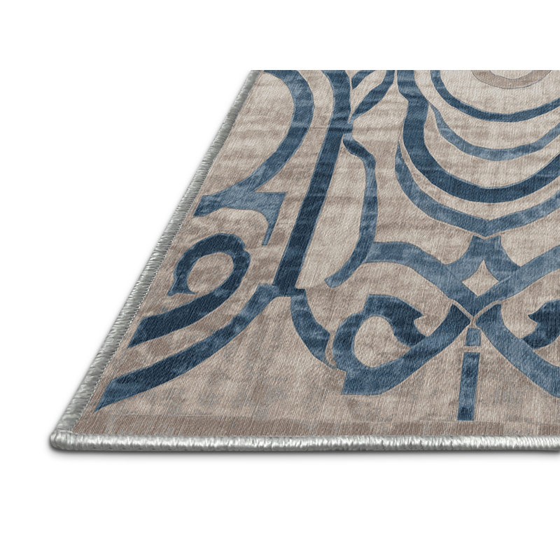 Tapis beige lavable à la machine, Tapis de couloir 2 pi x 4 pi