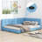 Upholstered Platform Bed With USB Ports-832176636-832176627