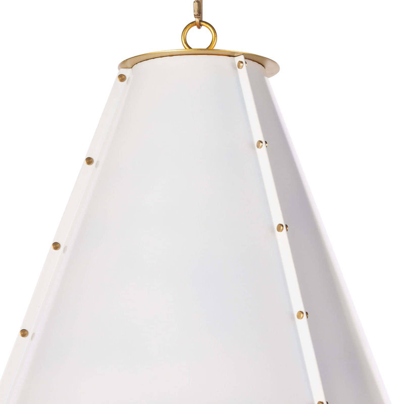 1 - Light Chandelier, White