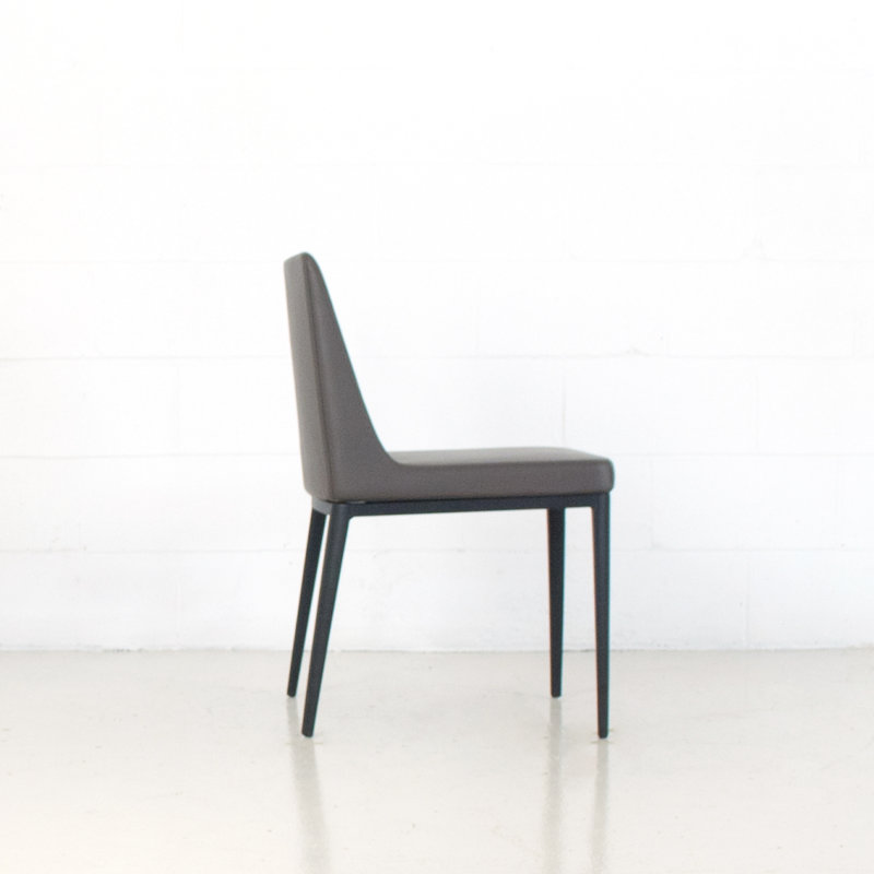 Chaise rembourrée Capson, Anthracite