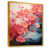 Toile avec cadre flottant or