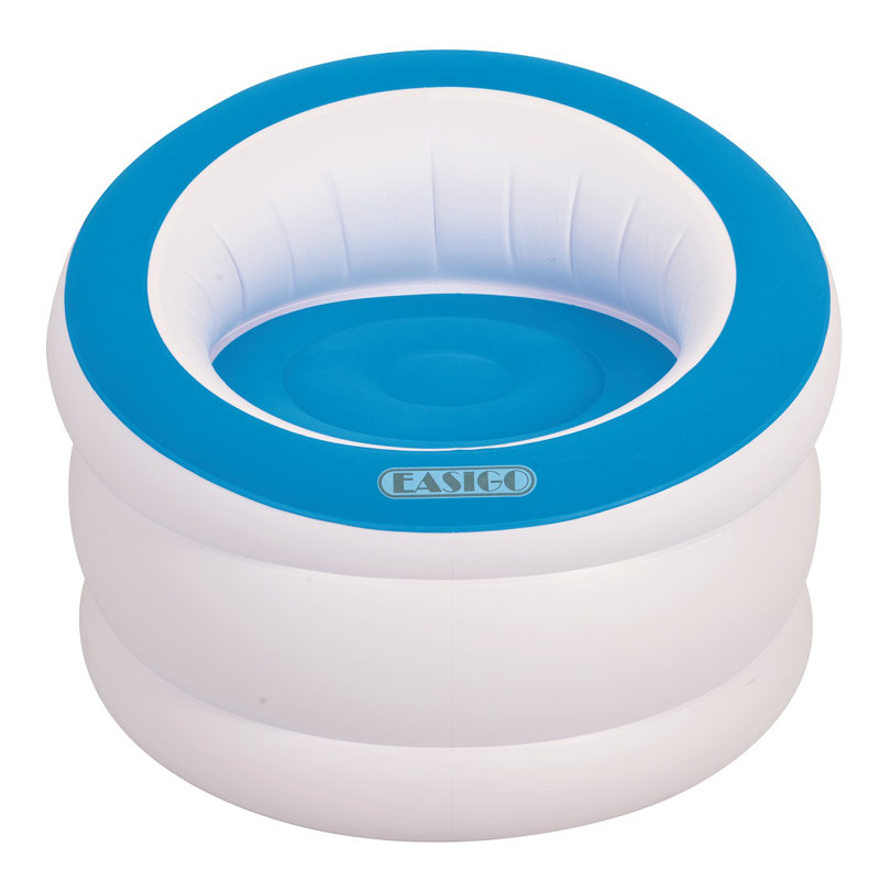 35" Indoor/Outdoor Inflatable "Easigo" Chair, Cyan Blue