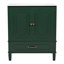 Meuble-lavabo de 30 po avec lavabo style rétro, espace de rangement multifonctionnel, tablette de porte, porte à fermeture en douceur, -109906690