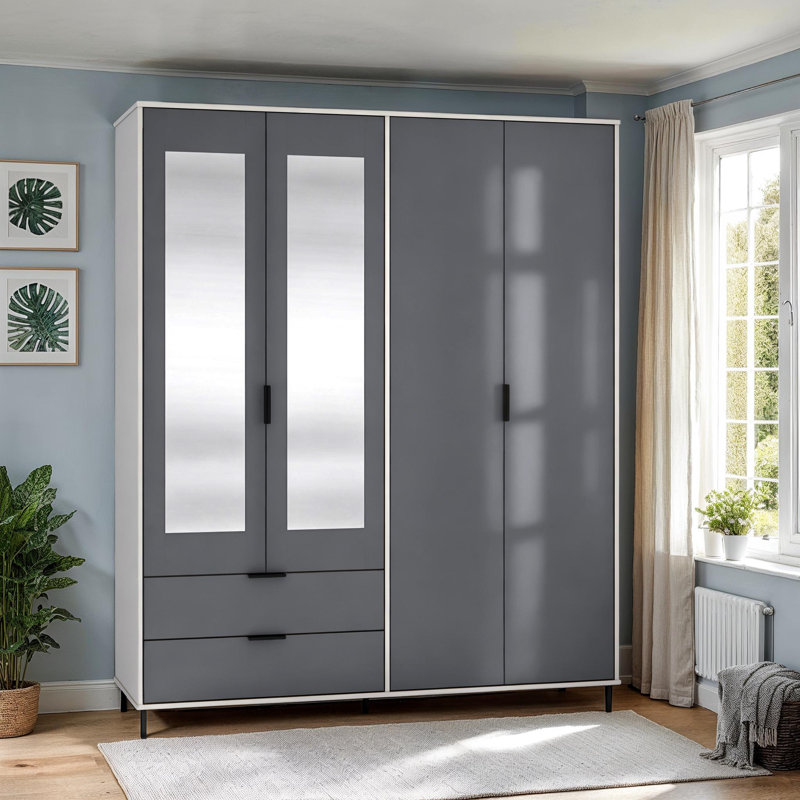 4 Door Wardrobe