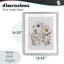 «Pressed Bathroom Botanicals», reproduction sous verre encadrée, design par lettré et doublé-267988428-267988424