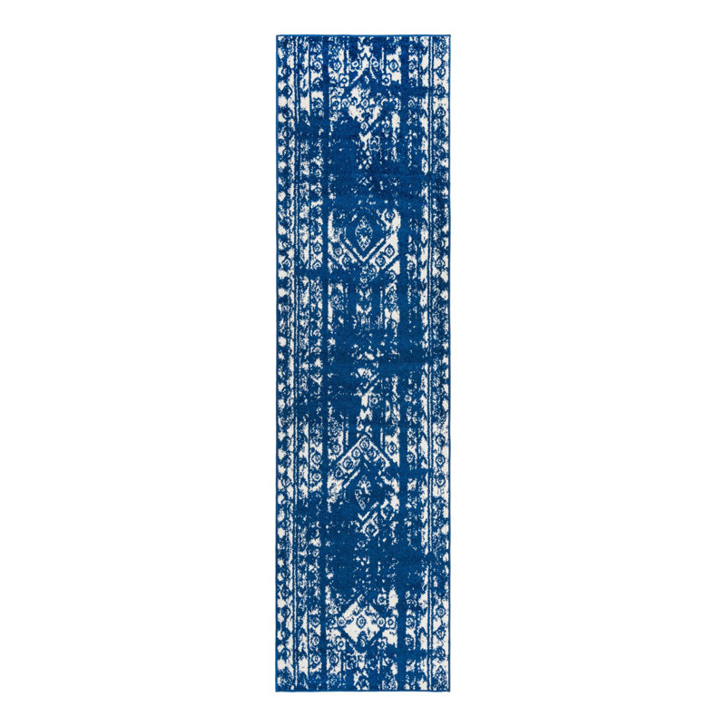 Gusman Geometric Indoor Rug, Runner 2'7" x 10'