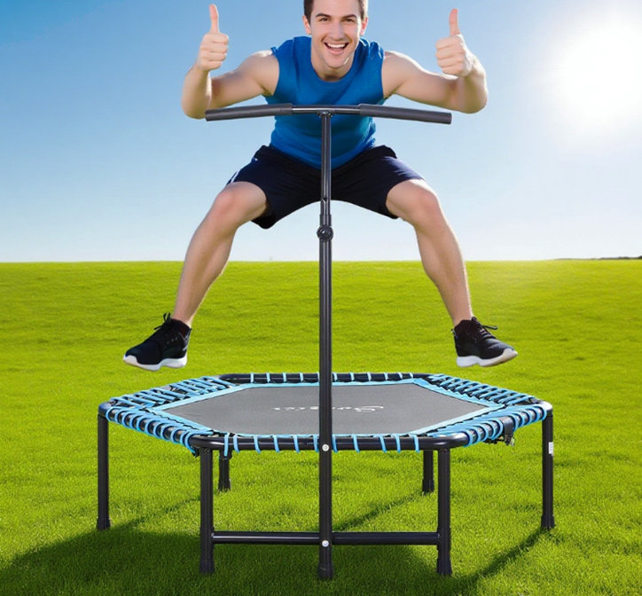 Exercise Trampoline, Portable   Foldable Fitness Trampoline Rebounder
