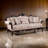 Vera 90 Inch Sofa, Button Tufted, Rolled Arms, Solid Wood-100547228