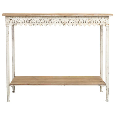 Andreana 105cm Solid Wood Top Console Table